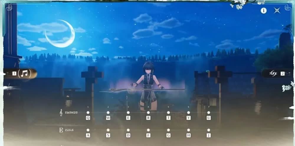 The guqin performance mode: playing music under the moon